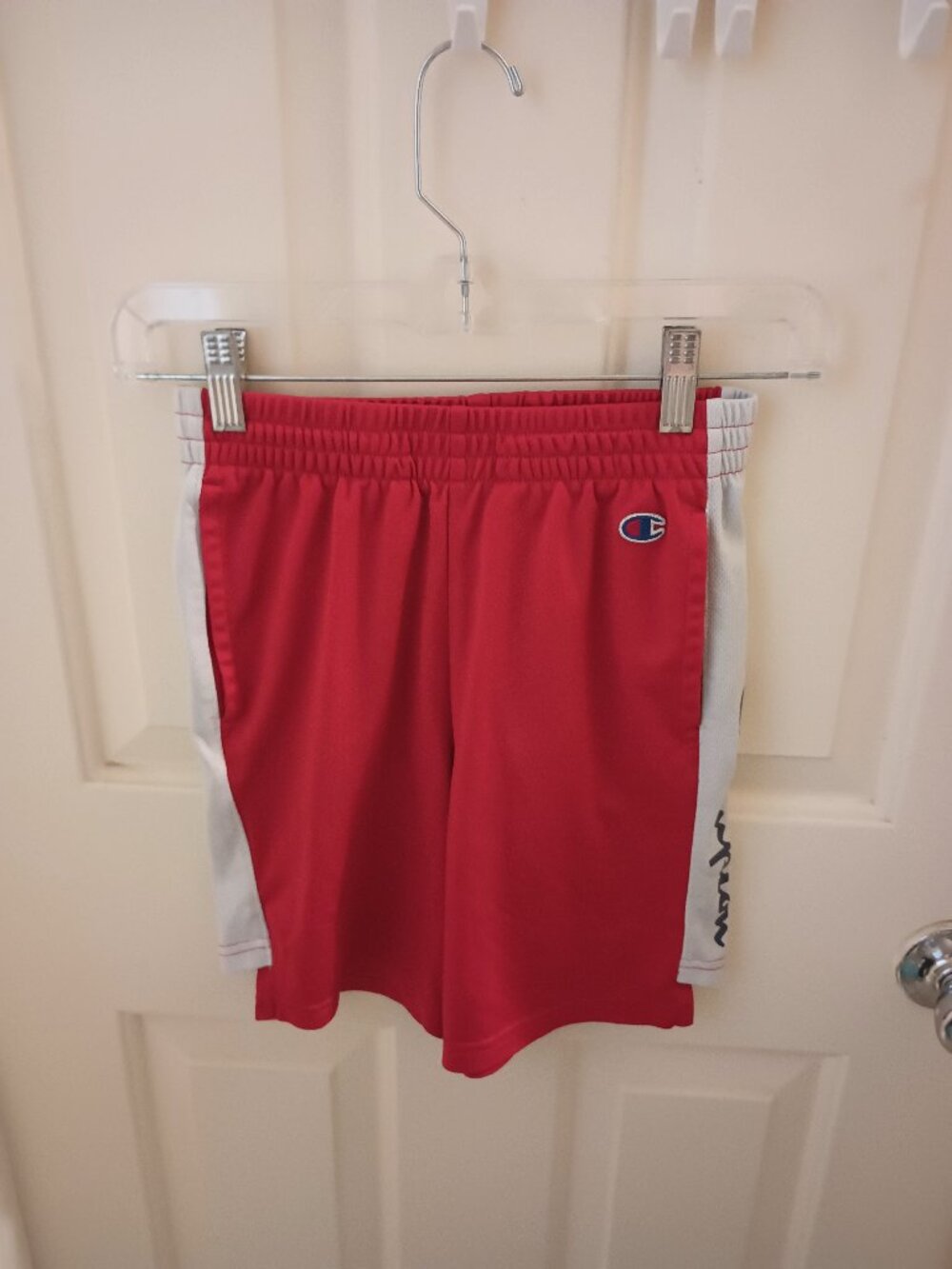 Champion boys M Red Athletic Shorts
